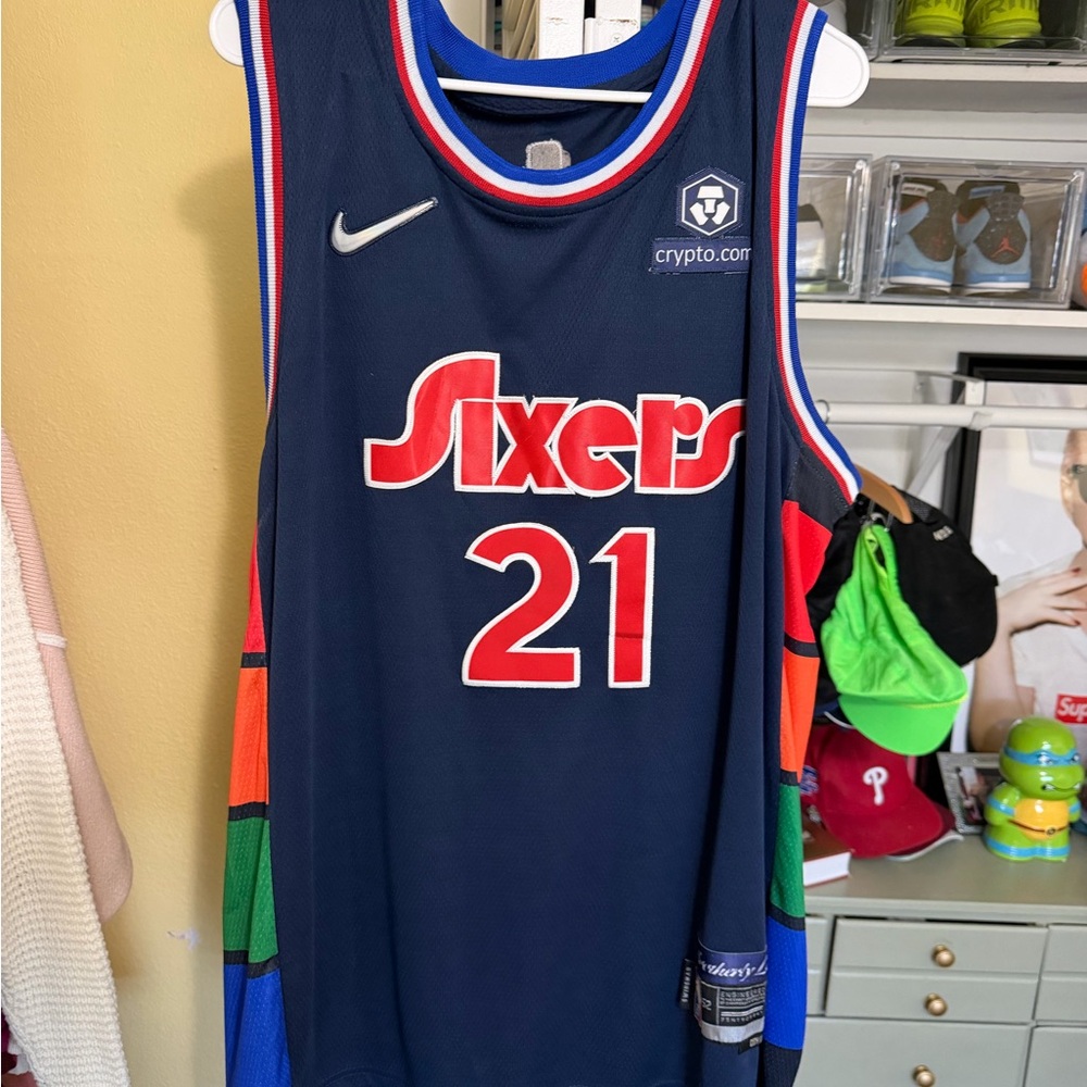 Sixers Joel Embiid Jersey XL